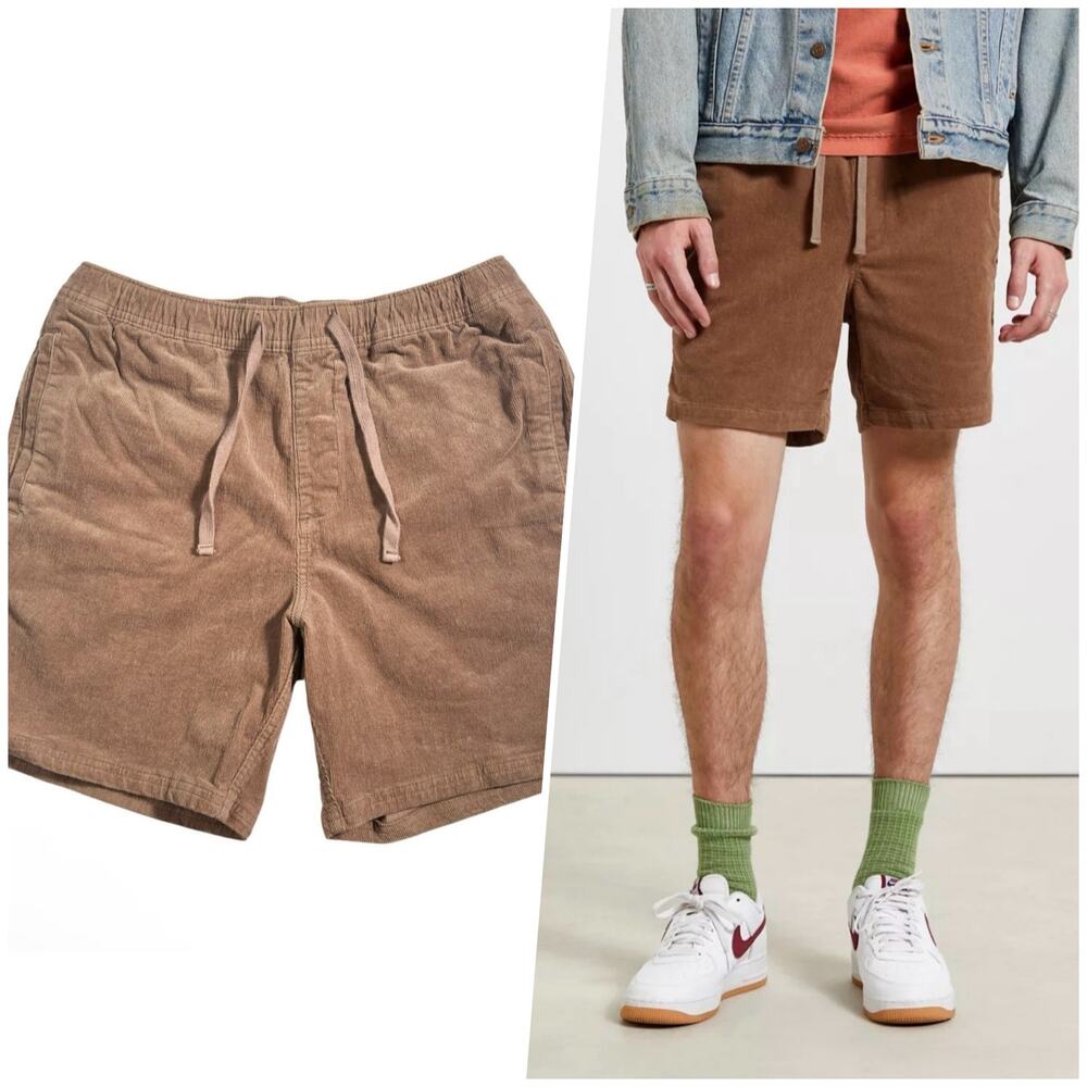 Katin | Men | The Cord Local Khaki Corduroy Surfer Beach Casual Shorts | Medium